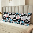 thumbnail image 6 of Disketp Panda Cute Pink Hearts Print Body Pillow Cover - Super Soft 20x54 Body Pillow Case,Long Side Hidden Zipper, 6 of 8