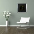 thumbnail image 4 of Trademark Fine Art "Black Gold Herbs I" Canvas Art by Color Bakery Black Matte, Silver Frame, 4 of 4