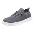 thumbnail image 7 of KELINFONG Men's Fashion Sneakers Woven Mesh Breathable Shoes Slip-on Lightweight Running Shoes, 7 of 7