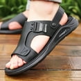 thumbnail image 6 of Bxsruta Men's Sporty Adjustable Strap Sandals with Thick Traction Sole, Arch Support Footbed for Beach/Casual Outdoor Use, 6 of 8