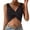 Black, variant on Women's Knot Crop Knitted Vest Top Casual Summer Fashion Sleeveless Solid Slim Fit, S, Black