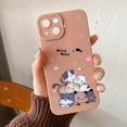thumbnail image 3 of A Bunch Of Cats Pattern Graphic Pattern Anti-fall Phone Case For IPhone 14, 13, 12, 11 Pro Max, XS Max, X, XR, 8, 7, 6, 6S Mini, Plus, 3 of 4