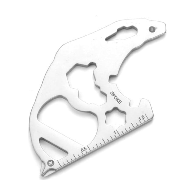 Soidarity herramienta tarjeta mini destornillador llave abrebotellas reparación llavero gadgets multifuncional acero viaje XI-G12 / blanco Type1 NO1