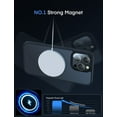 thumbnail image 7 of Mgnaooi Magnetic Case for iPhone 15 Pro Compatible with MagSafe, Military Grade Drop Protection, Shockproof Slim Translucent Matte for iPhone 15 Pro Phone Case 6.1 Inch, Black, 7 of 7