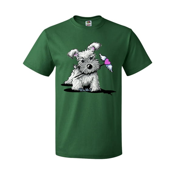 Inktastic Schnauzer with Heart T-Shirt