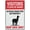 Warning Sign 3, variant on Walking Pace Shared Zone Sign Safe Sign, Signs Outdoor, 8"x12", Sign For Home, Business, Driveway Alert