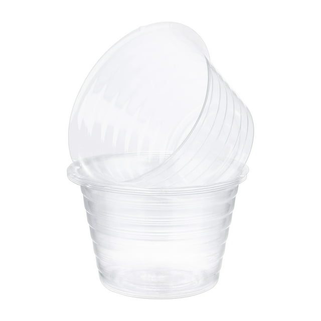 Uxcell 5-Pack Platillos para Macetas, Platillos de Plástico de 5 Pulgadas, Bandeja para Macetas, Plato de Drenaje para Interior y Exterior