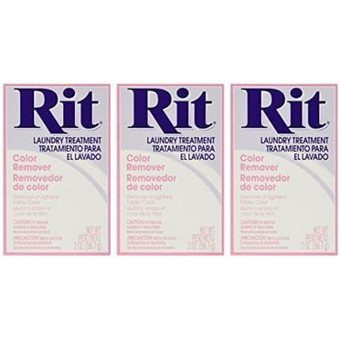 Rit Dye Laundry Treatment Color Remover Powder, 2 oz, 3-Pack by Rit Dye
