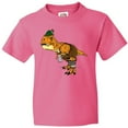 thumbnail image 3 of Inktastic T-Rex King of Oktoberfest Youth T-Shirt, 3 of 5