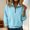 Blue, variant on NTACZA Green Sweaters for Women Quarter Zip Dressy Zip Mock Neck Sweaters Knitted Pullover Polos Womens Winter Jumpers L