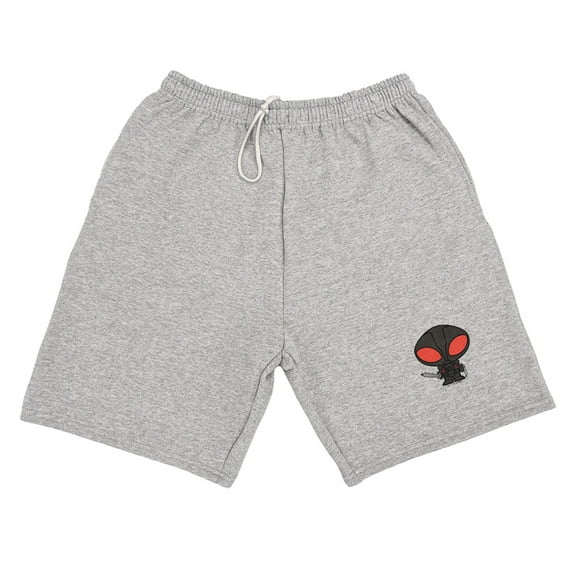 Aquaman Movie Black Manta Chibi Character Mens Sweat Shorts