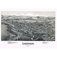thumbnail image 3 of Fowler 24x18 Black Modern Framed Museum Art Print Titled - Ligonier Pennysylvania - Fowler 1900, 3 of 5