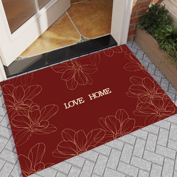 VOAVEKE Area Rugs for Bedroom Living Room, Soft Shag Carpet, Entry Polka Dots Silk Loop Small Fragrant Wind Foot Mat Doorway Entranceway Foot Cushion