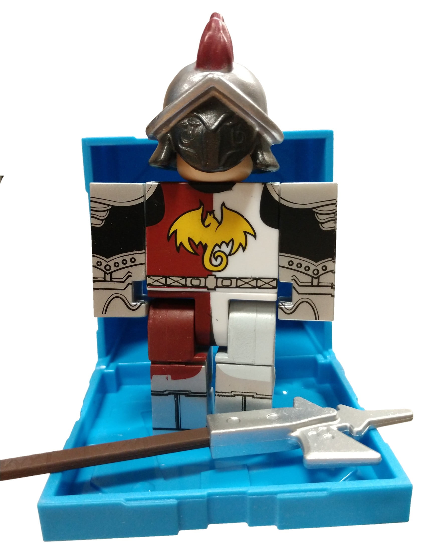 Roblox Series 9 The Far Lands Lattish Royal Guard Mini Figure With Cube And Online Code No Packaging Walmart Com Walmart Com - far lands 2 roblox