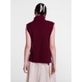 thumbnail image 3 of Scenario Women's Turtleneck Sweater Vest, Lightweight, Sizes S-XXXL, 3 of 5