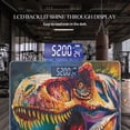 thumbnail image 3 of High Precision Body Weight Scale Smart Bathroom Scales with Large LCD Display(400lbs),Decorative for Bedroom-Colorful And Detailed Painting Of Angry Tyrannosaurus Rex Dinosaur, 3 of 4