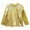 Gold, variant on Girls Long Sleeve Sequins Tops Crew Neck Sparkle T-shirts Kids Performance Dance Clothes for 2-15T