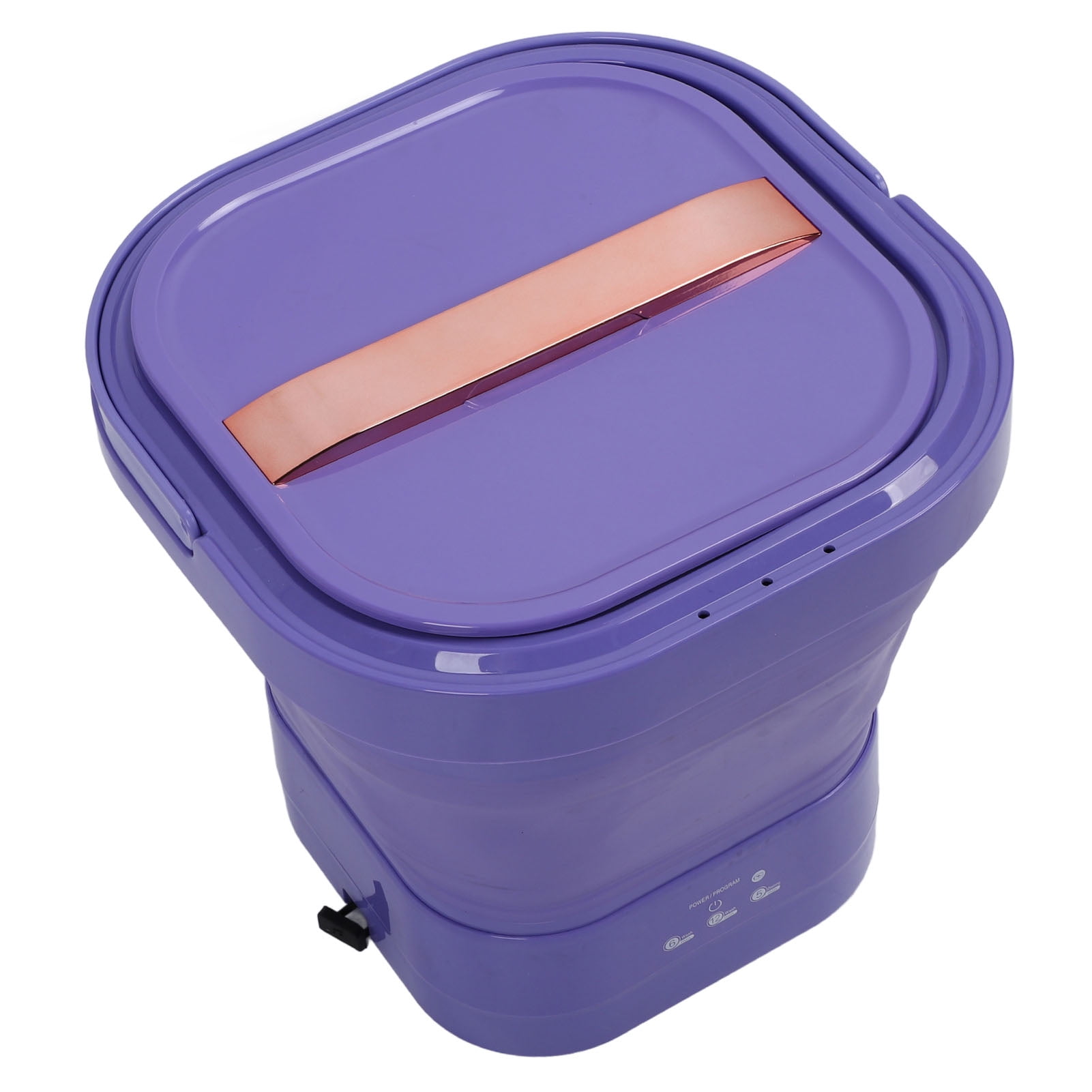 Folding Washing Machine Rechargeable Portable Washer Dryer Mini Underwear Washer for Travel Camping Apartment
