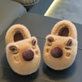 thumbnail image 2 of lnmuld Kids Slippers Capybara Themed Winter Girls Lined Indoor Slippers with Backstrap for and Youth Size:14.5-15 Years, 2 of 7