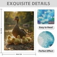 thumbnail image 3 of Diamond Art Kits for Adults - 5d Ducklings By Serene Lake Sunset Diamond Painting for Adults, Diamond Art for Adults Beginners, Diamond Painting Kits for Adults for Home Wall Decor, 3 of 7