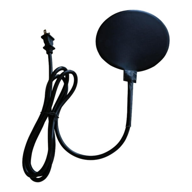Calentador de agua para pájaros con enchufe estadounidense, práctico calentador de agua para pollos, ideal para patio y jardín. 30W