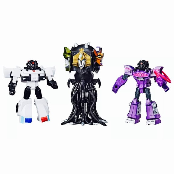 Hasbro Transformers Cyberverse Battle for Cybertron Action Figure, Plastic Black, 3 Pack