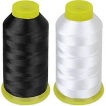 2 Roll Polyester Thread, Heavy Duty Thread, 1500Yard/Reel 210D/3 nylon thread for sewing, Sewing Thread for Upholstery, Outdoor Market, Drapery, Leather, Beading, Crafts