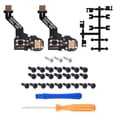 thumbnail image 3 of eXtremeRate Clicky Hair Trigger Kit for PS5 Controller Shoulder Buttons, Custom Flashshot Trigger Stop Flex Cable for PS5 Controller BDM-010 - Controller NOT Included, 3 of 7