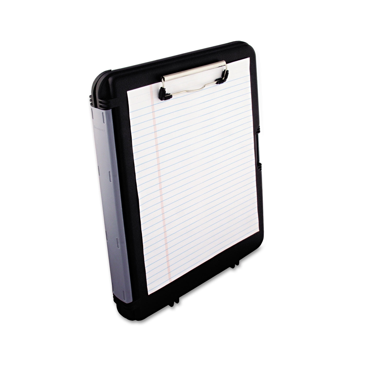Saunders Workmate II Storage Clipboard, 1/2" Capacity, Holds 8-1/2" W x 12" H, Black/Charcoal