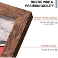 thumbnail image 2 of 8x10 Picture Frame, 4 Pack Woodgrain Wider Frames, Display Pictures 5x7 with Mat or 8x10 Without Mat, Picture Frames Collage Wall Decor or Table Top Display, Multicolour, 2 of 4