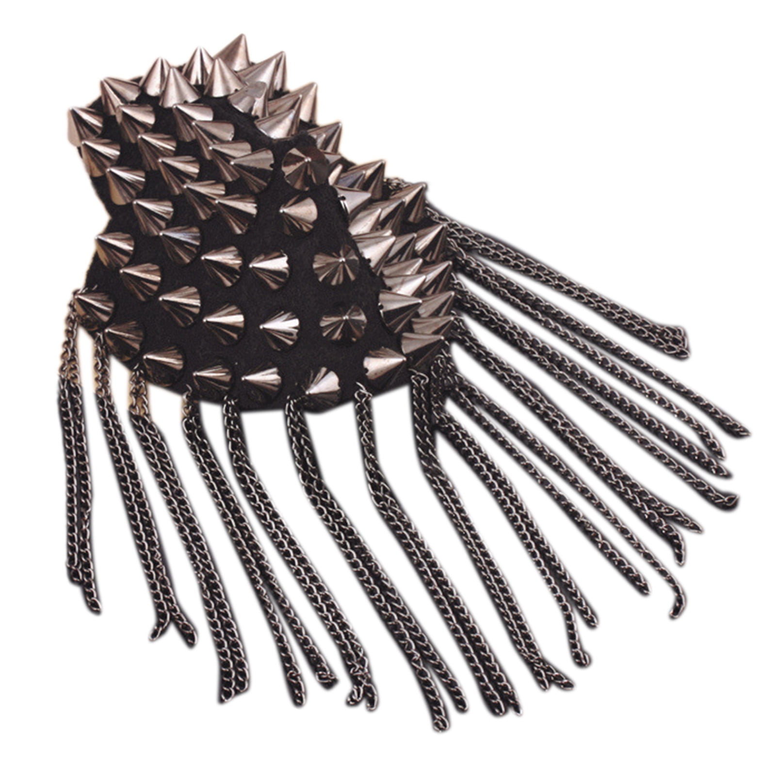 Epaulet Shoulder Pads Tassel Epaulet Shoulder Jewelry Punk Cone Stage