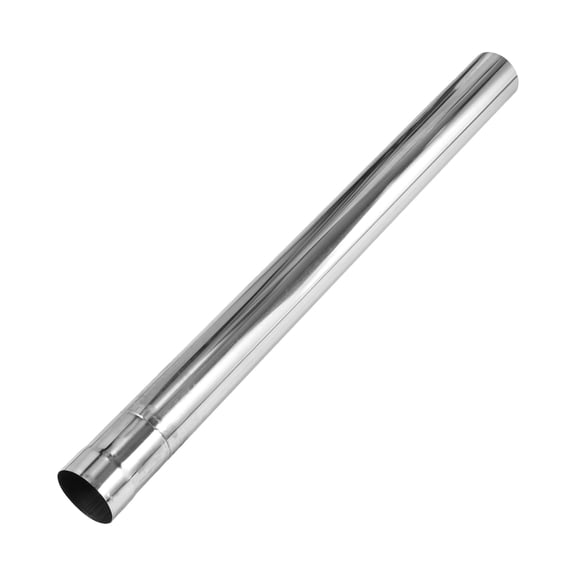 Straight Exhaust Pipe Tube Car Exhaust Pipe Mandrel Bend DIY Custom Tubing Pipe 2.75" OD 35" Length T304 Stainless Steel Silver Tone