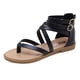 thumbnail image 3 of Sandalias planas romanas informales para mujer de verano Wmkox8yii  shjk1267, 3 of 9
