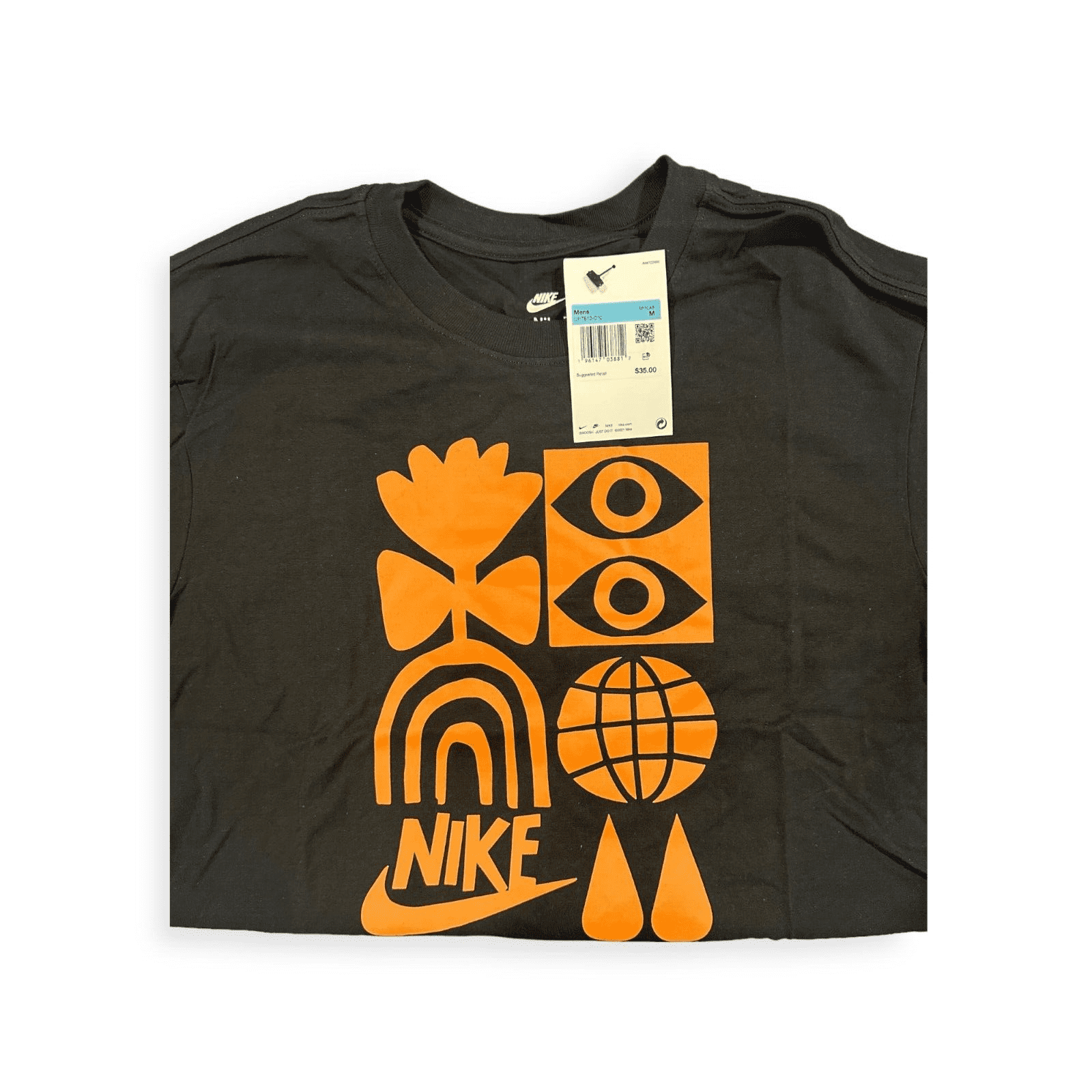 ★★送料無料★★ナイキ NIKE MEN'S GRAPHIC PRINT T-SHIRT Nike Sportswear Men's Graphic T Shirt (White/Air Swoosh, XX