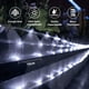 thumbnail image 5 of Manguera de Luz Led para Exterior, Luces Solares 10M 100 LED 8 Modos para Exterior Funciona con Energía Solar, Tubo de Luz de PVC Impermeable IP65 para Navidad, Fiesta (Blanco Fr, 5 of 5