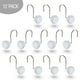 thumbnail image 3 of Juego de 12 ganchos para cortinas de ducha Creative Scents, color blanco, 3 of 6