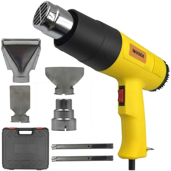 Pistola De Calor Con Accesorios 110V 2000W Amarillo amarillo 2000w
