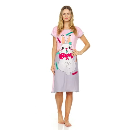 

Lati Fashion Women Nightgowns Short Sleeve Female Nightgowns & Sleepshirts