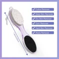 thumbnail image 3 of Pumice Stone Foot Brush Scrubber 4, Blue, 2 Pack, 3 of 4