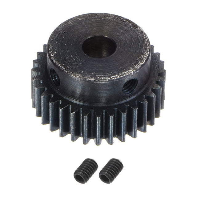 1Mod 32T Piñón Engranaje 8mm Diámetro Endurecido Acero Motor Cremallera Espolón Engranaje con Paso para RC Coche Camión Buggy Engranaje