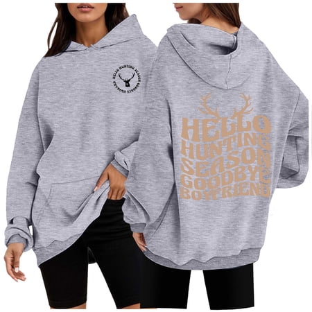 SIYUDAN Womens Hoodies Long Sleeve Hoodie Pullovers for Women Graphic HoodieBlack Hoodies Winter Hoodies for Women Clothes for Women