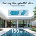 thumbnail image 4 of Aiper Robotic Pool Cleaner, Cordless Automatic Pool Cleaner Vacuum for In Ground & Above Ground Pool w/ 150 Mins Run Time, Wall & Waterline Cleaning, 4 of 10