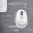 thumbnail image 4 of Mouse Inalámbrico Acteck AC-934152 OPTIMIZE ERGO 1600dpi Blanco, 4 of 5