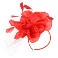 thumbnail image 1 of Fascinator Hat Flower Fascinator Headband Tea Party Hat Prom Banquet Headpiece, 1 of 8
