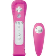 Memorex MotionPlus Remote Nunchuk Sleeves - Protective sleeve for game console controller - pink - for NINTENDO Wii Nunchuk Controller, Wii Remote with Wii MotionPlus