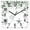 Sage Green, variant on Sage Green Eucalyptus Coastal Wooden Wall Clock Silent Non Ticking, Beach Conch Jellyfish Square Wall Clocks Battery Operated, Decor Clock for Home Office, Living Room, Kitchen, 10 Inch