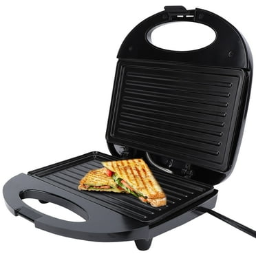 Panini Breakfast Machine Press Grill, 750W Non-Stick Sandwich Press Maker for Sandwich, Burgers, Steak