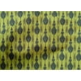 thumbnail image 4 of oneOone Tissu Popeline de Coton à Rayures Ikat Tissu au Mètre 42 Pouces de Large, 4 of 4