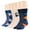 Estate Blue, Dark Navy, Light Beige (A37), variant on Men's Dress Socks Cotton -6 pack- Patterned Casual Seamless Argyle, Polka Dot, Stripes Sock Size 10-13 Shoe Size 9-12 L Beige, Light Beige, Dark Brown (A39)