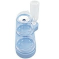 thumbnail image 2 of Chiot Double Bols Alimentaires, Protection de la Colonne Cervicale 3 en 1 Bols d'Alimentation en Eau Résistance au Glissement Polyvalent Inodore pour les Chats Bleu, 2 of 8